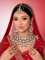 Anaya Bridal Set-Maroon