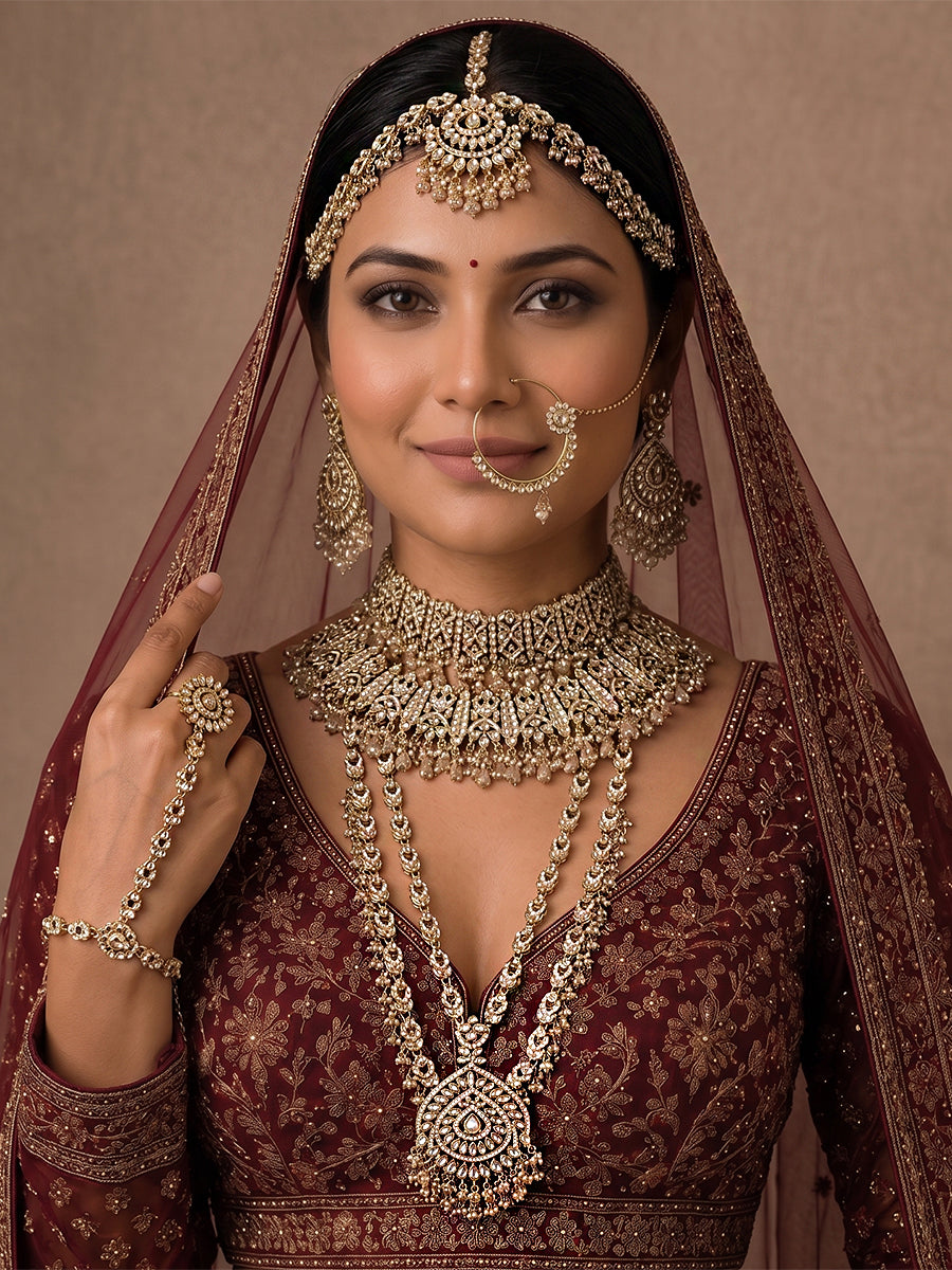 Kanvika Bridal Set-Gold
