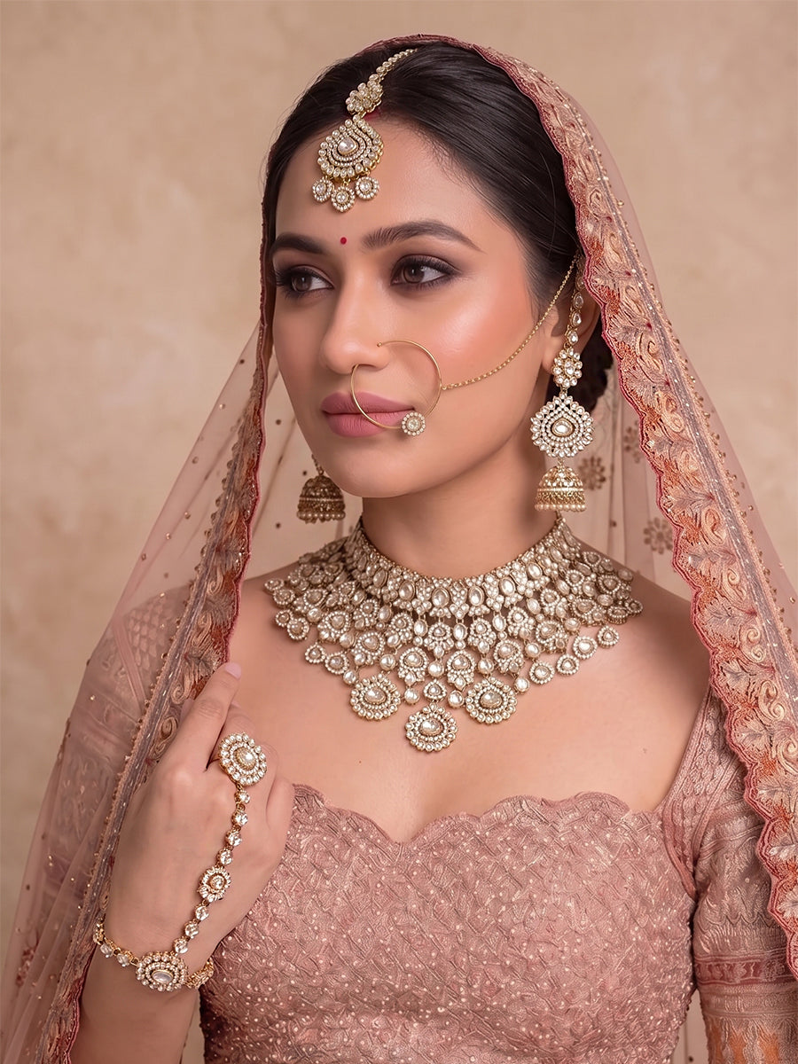 Antra Bridal Set-White