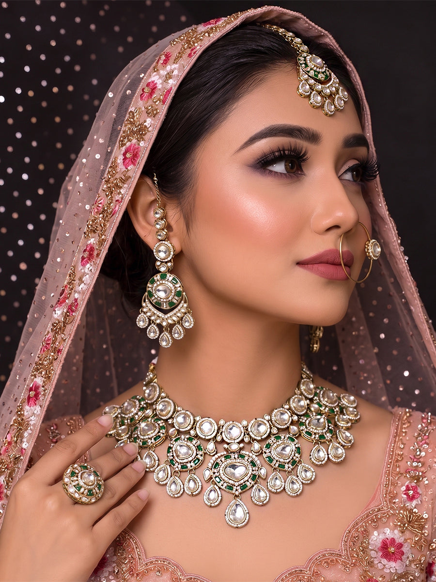 Avisha Bridal Set-Green