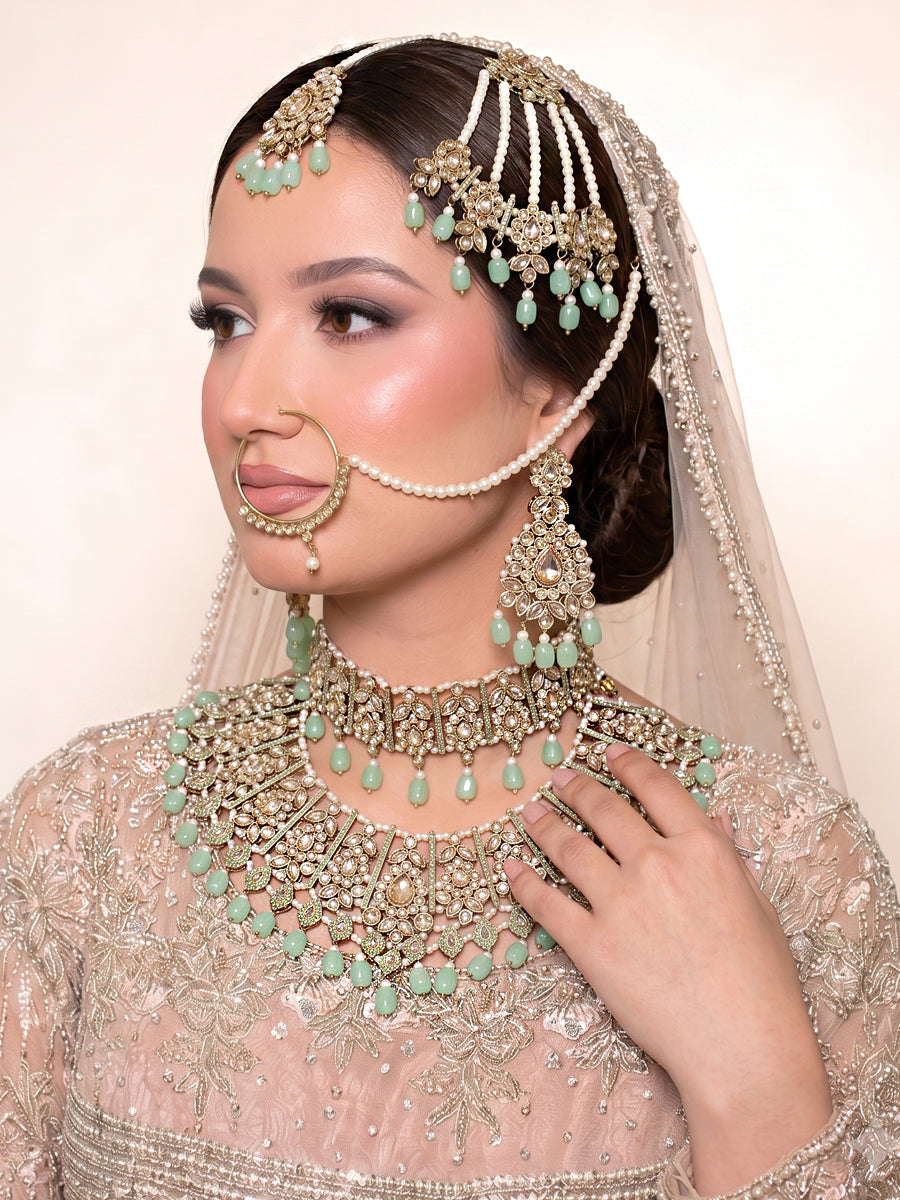 Tamanna Bridal Set--Mint Green