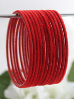Dhaani Bangle Set-Red
