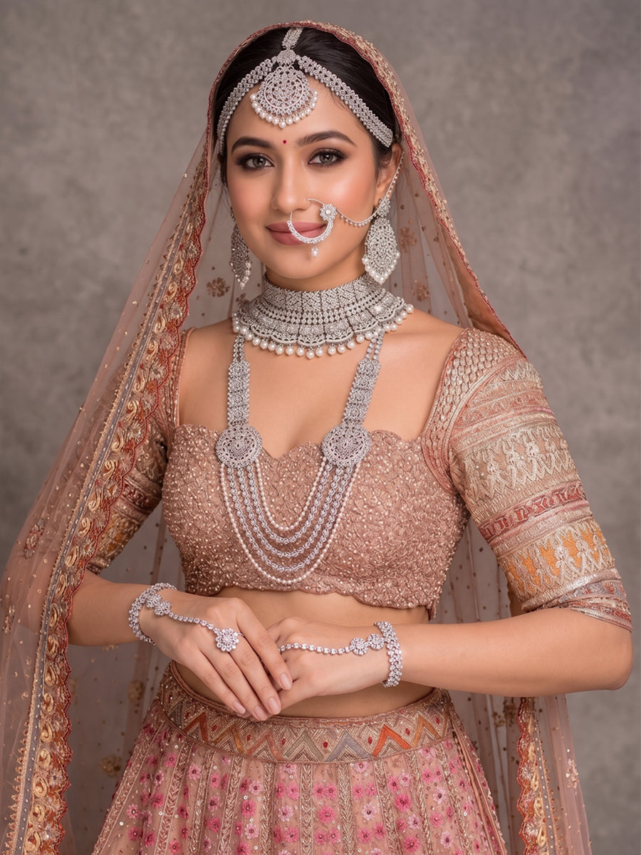 Chetna Bridal Set-Silver