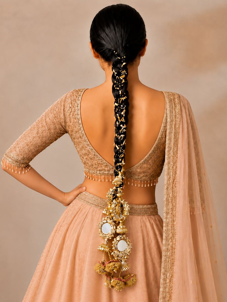 Reet Paranda / Parandi Hair  Accessories - Gold 