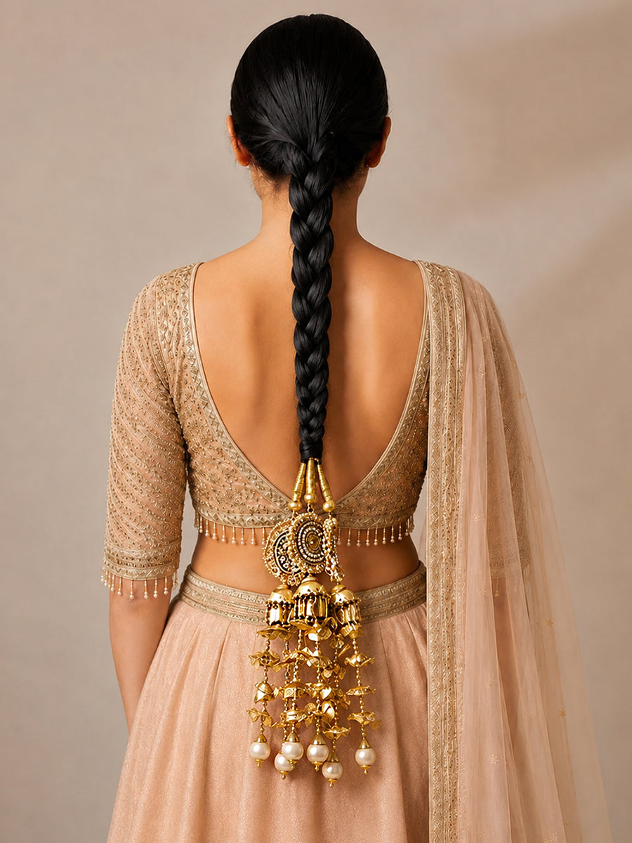 Harpreet Paranda / Parandi Hair  Accessories - Gold