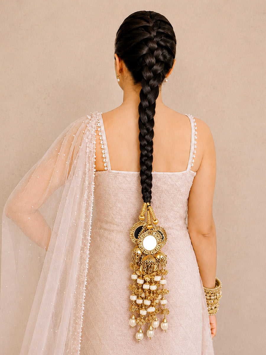 Mahira Paranda / Parandi Hair  Accessories -Gold