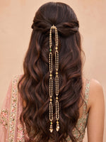 Pavitra Hair Accessory / Choti  - Gold 