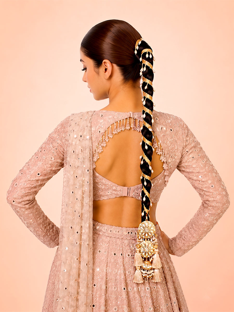 Shirin Warp Paranda Traditional Punjabi Hair Parandi for Weddings