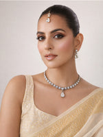 Noah Pendant Necklace set - White