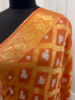 Dhruvi Dupatta - Dark Orange