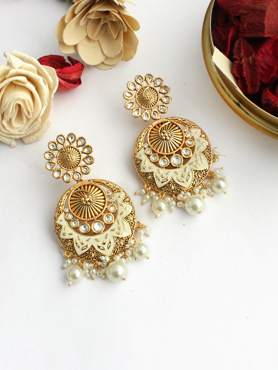 Vanya Earrings Luxury Indian Earrings for NRI Fashion