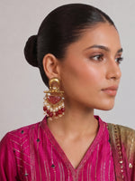 Anamika Earrings-Maroon