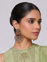 Nikisha Earrings-Pink/Green