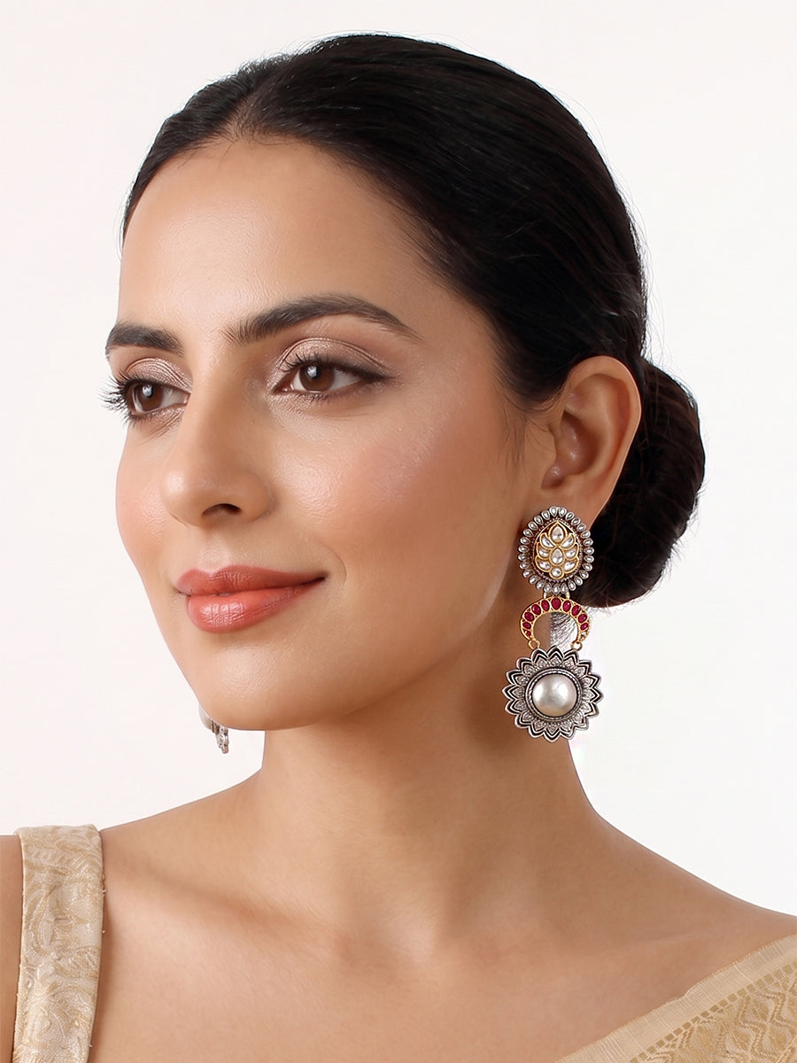 Sreeti Earrings-Hot Pink