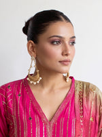 Pravya Long Earrings-Gold