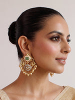 Ahanvi Earrings-Mint green