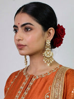 Rohini Kundan Earrings-White
