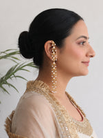  Yamika Long Earrings With Kanchain - Gold
