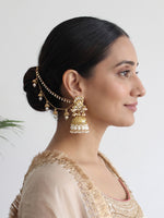 Manvika Ear Chain / Kaanchain-Gold