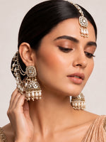 Rasika Earrings & Tikka-Pearl