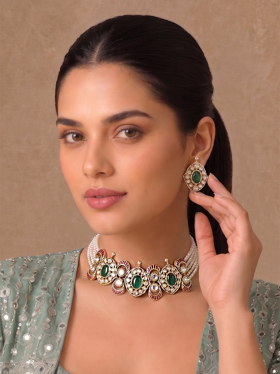 Sreeja Choker Necklace Set
