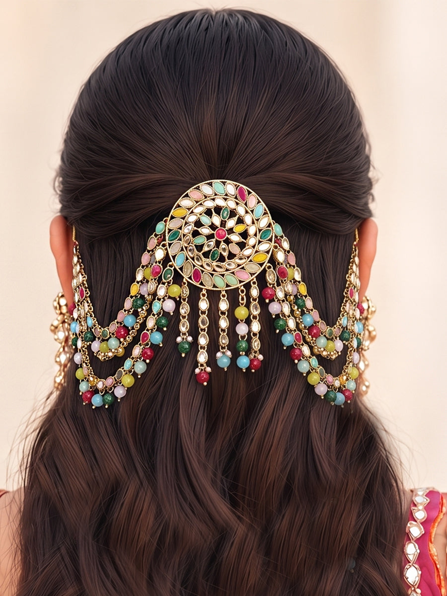Rasika Hair Bun Pin- Multicolor