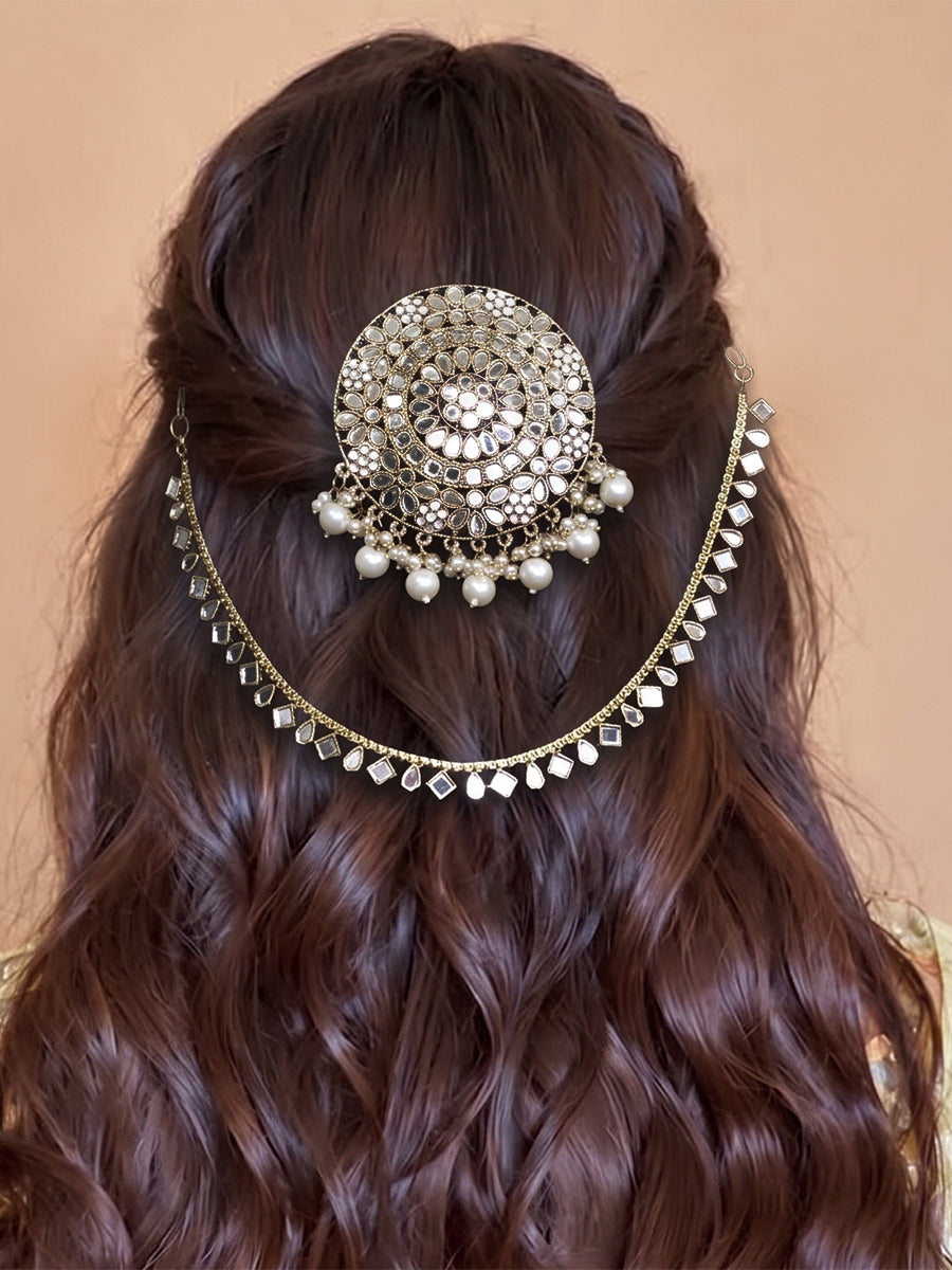 Nirvi Hair Bun Pin / Accessory-Gold