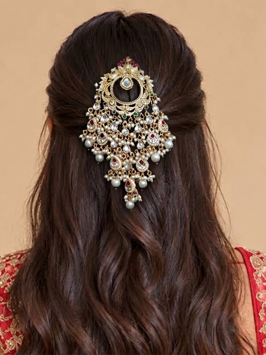 Vibha Bun Pin Hair Accessory-Multicolor