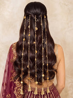 Falak Bun / Hair Accessory-Gold