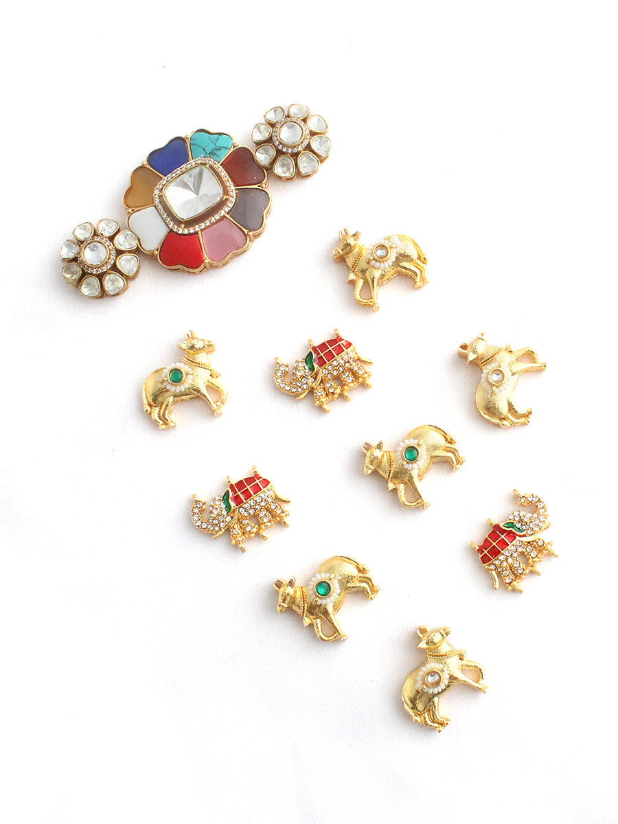 Vamika Bun & Braid Hair Accessory-Multicolor