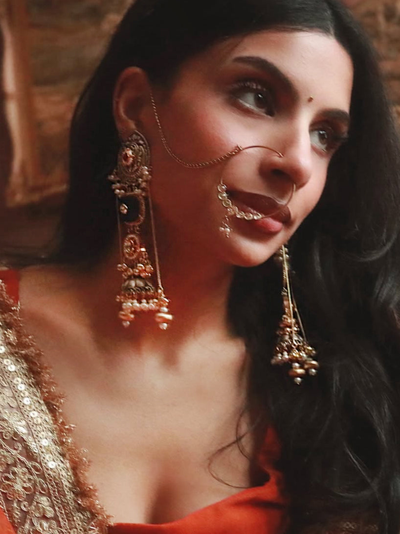 Devika Long Jhumka / Jhumki Earrings