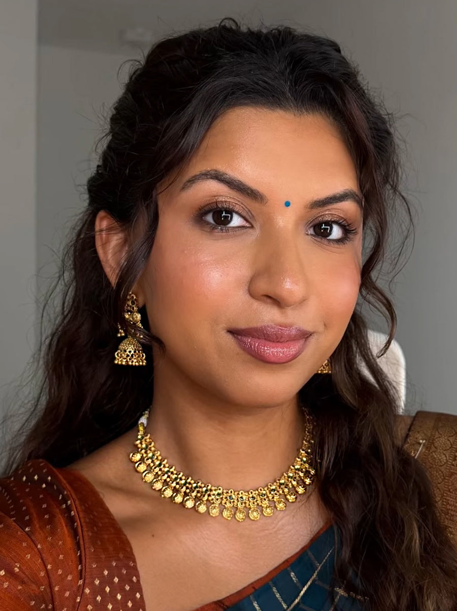 Srijita Necklace Set-Green