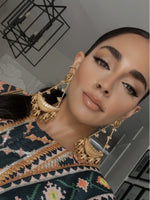 Alia Long Earrings - gold
