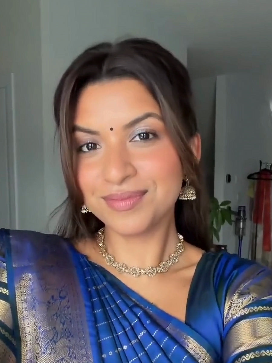Jaanvi Necklace Set Traditional Indian Necklace Set | Fast International Shipping