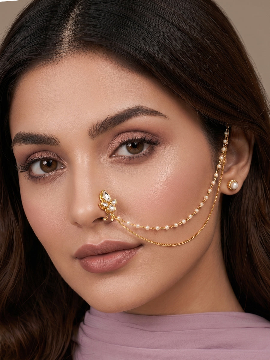 Roopi Nose Ring-White