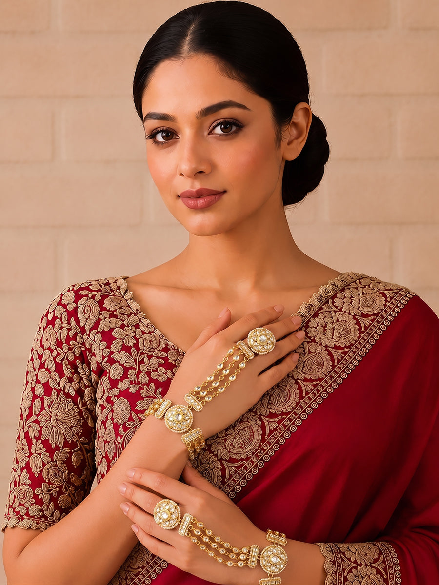 Amer Hand Harness / Bracelet-Golden