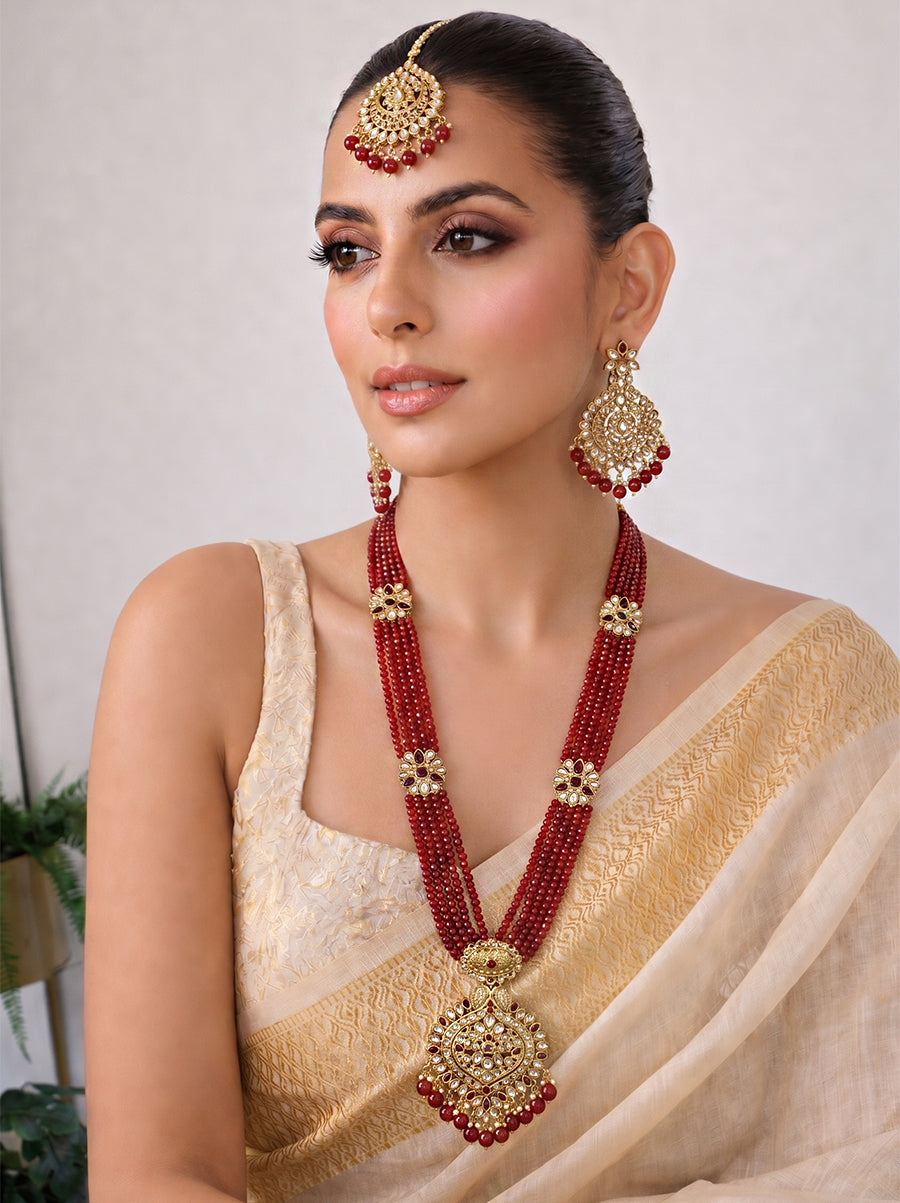 Parinaaz Long Necklace Set