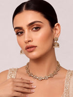 Jaanvi Necklace Set-Golden