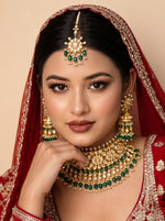 Anushka Necklace set-Green