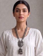 Mayuri Necklace-Antique Silver