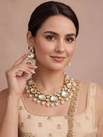 Sanchi Necklace Set - White