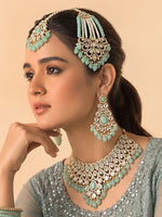 Somya Necklace Set-Mint Green