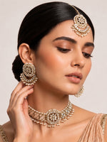 Aisha Mirror Necklace Set - Gold 