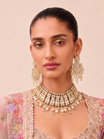 Gautami Necklace Set-Pearl 