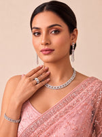 Gracy Necklace Set-Silver