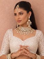 Ludhiana Necklace Set-Ivory