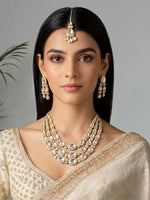 Takshi Necklace Set-white