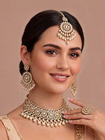 Shahin Necklace Set- White