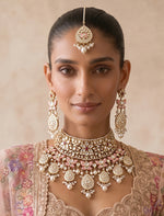 Akshdha Necklace Set-Ivory