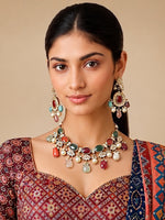 Archita Necklace Set-Multicolor